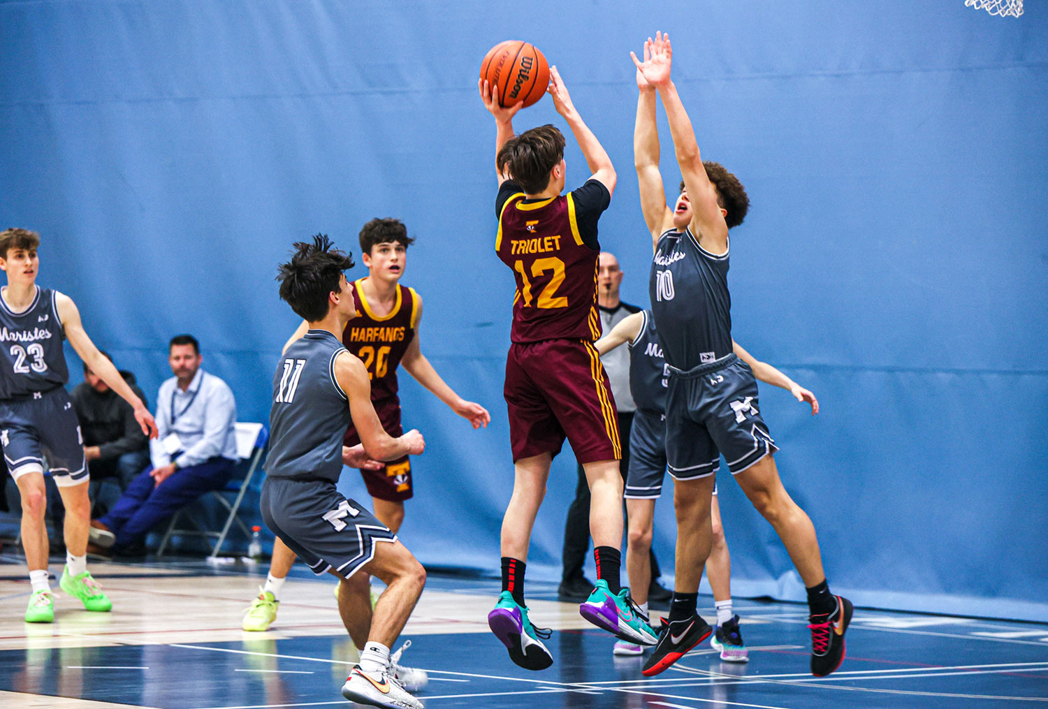 basketball mariste interscolaire cadets