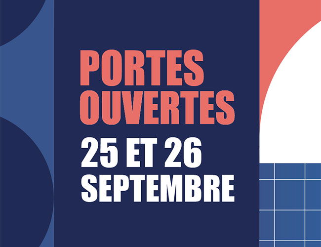 pop-up portes ouvertes 25 et 26 septembre 2026
